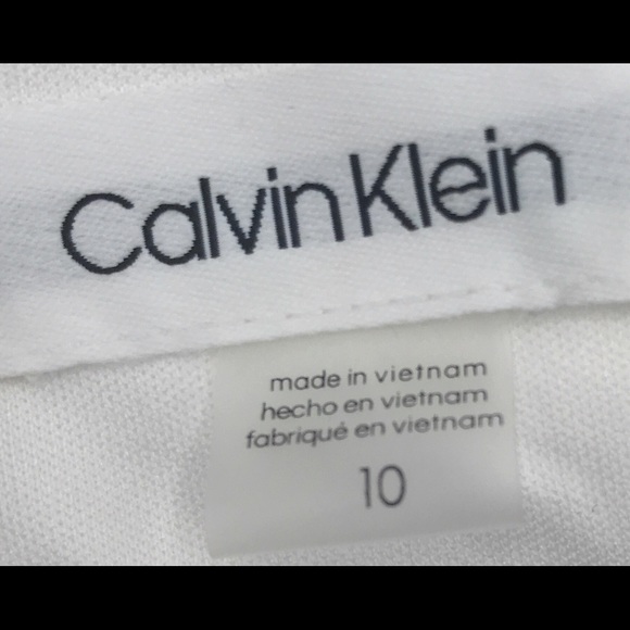 Calvin Klein Asymmetric Dress Shoulder CutOut Sz10 - Picture 8 of 8